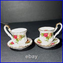 New open box Royal Albert Old Country Roses Le Petite Mini Tea Set 9 pcs 2002 New open box Royal Albert Old Country Roses Le Petite Mini Tea Set 9 pcs 2002