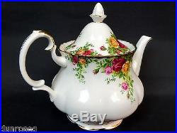 OLD COUNTRY ROSES LARGE TEAPOT, 8-9 CUPS, GOOD CONDITION, 1973-93, ROYAL ALBERT
