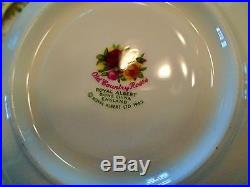 Old Country Roses Royal Albert England Bone China 1962 Four 5-pc Place Settings