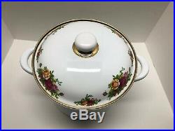 OLD COUNTRY ROSES Royal Albert Metal Enamel Covered Large Stock Pot Cookware