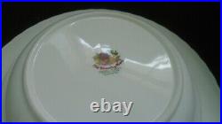 Old Country Rose Set of 6 Wide Rim Soup Bowls 1st Q VGC