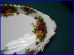 Old Country Roses By Royal Albert Cake Plate Servers Oval Trays Pick 1