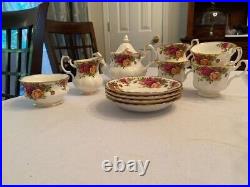 Old Country Roses By Royal Albert Creamer, Sugar, Cups Saucer Plates Pick One