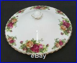 Old Country Roses By Royal Albert Round Covered Vegetable Bowl 1962 Ltd