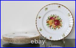 Old Country Roses HOLIDAY Set of 6 SALAD PLATES Royal Albert 2006 England