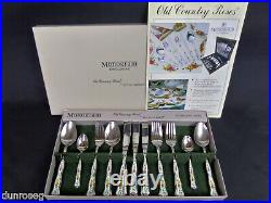 Old Country Roses, Monogram, 24 Piece Cutlery Set, Good Condition, Royal Albert