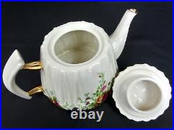 Old Country Roses Rare, Large Novelty Teapot, Gc, 1998, England, Royal Albert