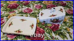 Old Country Roses Royal Albert Cheese Wedge excellent condition