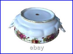 Old Country Roses Royal Albert Covered Vegetable Soup Bowl Tureen'62-'74 Stamp