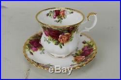 Old Country Roses Royal Albert Cups and Saucers Bone China Set of 10