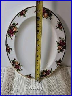 Old Country Roses, Royal Albert Egg Platter, Platter Plate, Gold Trim, Stunning Old Country Roses, Royal Albert Egg Platter, Platter Plate, Gold Trim, Stunning