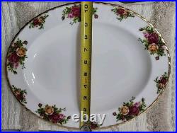 Old Country Roses, Royal Albert Egg Platter, Platter Plate, Gold Trim, Stunning Old Country Roses, Royal Albert Egg Platter, Platter Plate, Gold Trim, Stunning