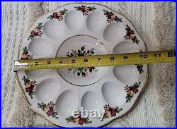 Old Country Roses, Royal Albert Egg Platter, Platter Plate, Gold Trim, Stunning Old Country Roses, Royal Albert Egg Platter, Platter Plate, Gold Trim, Stunning