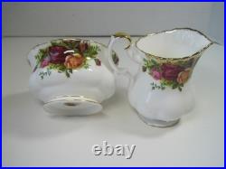 Old Country Roses Royal Albert Large 8.5 Montrose Teapot Creamer Candy Dish