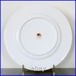 Old Country Roses Set of 8 HOLIDAY ACCENT SALAD PLATES with Christmas Tree Old Country Roses Set of 8 HOLIDAY ACCENT SALAD PLATES with Christmas Tree