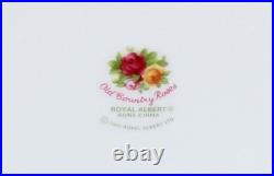 Old Country Roses Set of 8 HOLIDAY ACCENT SALAD PLATES with Christmas Tree Old Country Roses Set of 8 HOLIDAY ACCENT SALAD PLATES with Christmas Tree