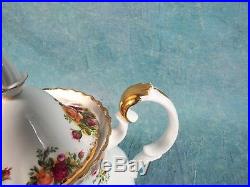 PERFECT Royal Albert Old Country Roses Bone China Coffee Tea Set Cup Saucer Pot