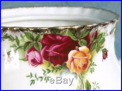 PERFECT Royal Albert Old Country Roses Bone China Coffee Tea Set Cup Saucer Pot