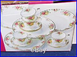 Pattern Old Country Roses By Royal Albert China 12 Piece Set 1904 New Boxed