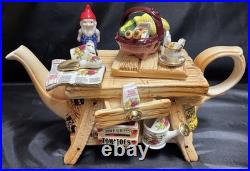 Paul Cardew For Royal Albert- Old Country Roses Garden Gnome Teapot- Farmstand