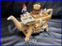 Paul Cardew For Royal Albert- Old Country Roses Garden Gnome Teapot- Farmstand