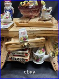 Paul Cardew For Royal Albert- Old Country Roses Garden Gnome Teapot- Farmstand