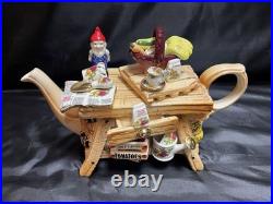 Paul Cardew For Royal Albert- Old Country Roses Garden Gnome Teapot- Farmstand