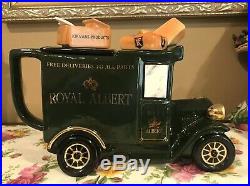 Paul Cardew Royal Abert Old Country Roses Kirvans Teapot Green Delivery Truck Le
