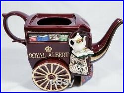 Paul Cardew Royal Albert Old Country Roses Tea Carriage Teapot. Excellent