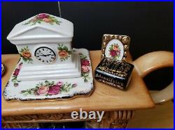 Paul Cardew Teapot Royal Albert Old Country Roses The Classic Fireplace Titan