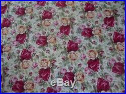 RARE COUNTER SAVER CUTTING BOARD Glass 15 Royal Albert Old Country Roses Chintz