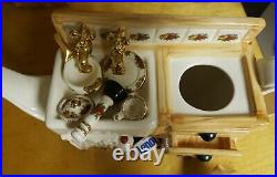 RARE Paul Cardew Old Country Roses Royal Albert Kitchen Sink Teapot Cardew Exc