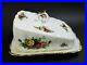 RARE_ROYAL_ALBERT_OLD_COUNTRY_ROSES_CHEESE_WEDGE_TRAY_DISH_PLATE_With_DOMED_LID_01_usrt