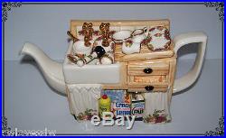 RARE ROYAL ALBERT OLD COUNTRY ROSES PAUL CARDEW EARTHENWARE KITCHEN SINK TEA POT