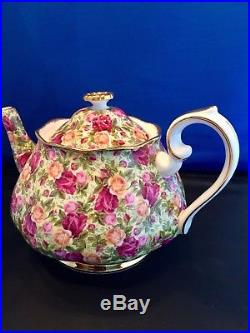 RARE Royal Albert Old Country Roses Bone China Chintz Collection Large Teapot RARE Royal Albert Old Country Roses Bone China Chintz Collection Large Teapot