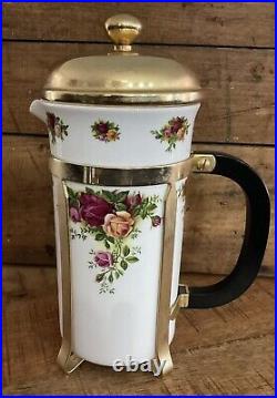 RARE Royal Albert Old Country Roses Cafetières (Coffee Maker)