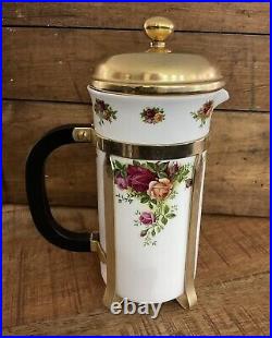 RARE Royal Albert Old Country Roses Cafetières (Coffee Maker)