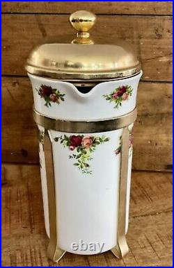 RARE Royal Albert Old Country Roses Cafetières (Coffee Maker)