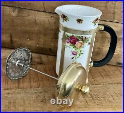 RARE Royal Albert Old Country Roses Cafetières (Coffee Maker)