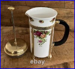 RARE Royal Albert Old Country Roses Cafetières (Coffee Maker)