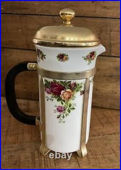 RARE Royal Albert Old Country Roses Cafetières (Coffee Maker)