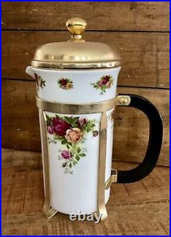 RARE Royal Albert Old Country Roses Cafetières (Coffee Maker)