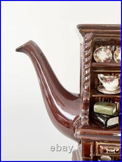 RARE Royal Albert Old Country Roses China Cabinet Welch Hutch Decorative Teapot