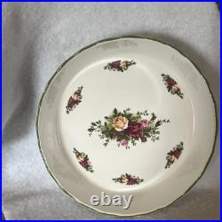 RARE Royal Albert Old Country Roses Large 10 X 2.5 Scalloped Serving Bowl