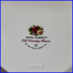 RARE Royal Albert Old Country Roses Large 10 X 2.5 Scalloped Serving Bowl
