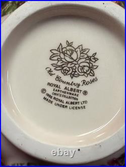 RARE Royal Albert Old Country Roses Small Chintz Cats Mini Teapot