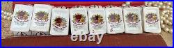 RARE! Set Of 8! Royal Albert OLD COUNTRY ROSES Napkin Rings England 1st Stamp