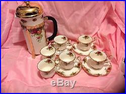 ROYAL ALBERT 1962 Old Country Roses Montrose Demitasse Espresso Cup & Saucer