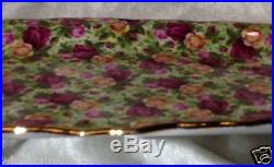ROYAL ALBERT 1999 OLD COUNTRY ROSES CHINTZ COLLECTION LARGE SANDWICH TRAY 12