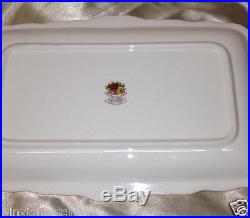 ROYAL ALBERT 1999 OLD COUNTRY ROSES CHINTZ COLLECTION LARGE SANDWICH TRAY 12
